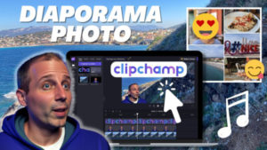diaporama photo animé clipchamp