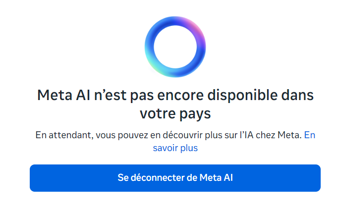 Meta AI en France 